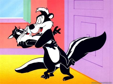 amorous cartoon skunk|cartoon character pepe le pew.